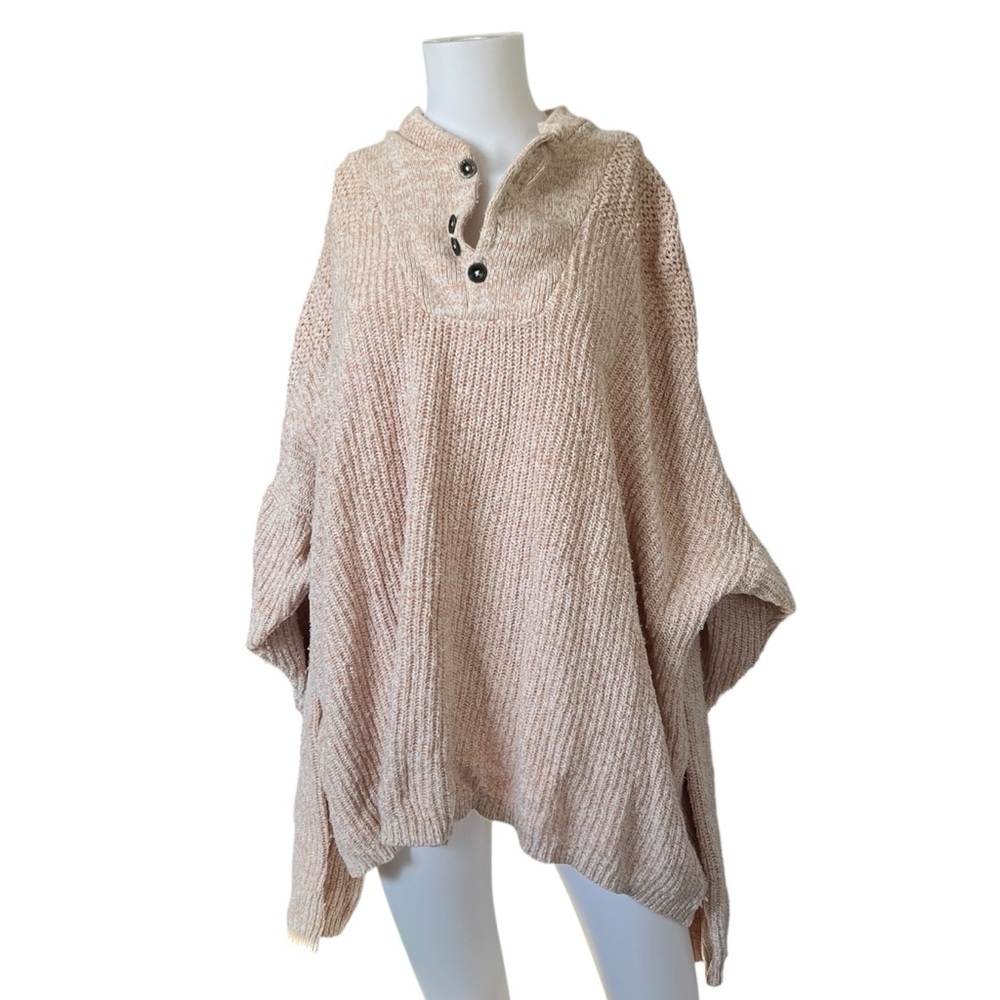 Eddie Bauer Pink Ribbed Knit Sweater Henley Pullover Cotton Mens Size XL